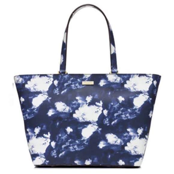 Kate Spade Grant Street Jules Grainy Vinyl Cloud Tote - Picture 2 of 16
